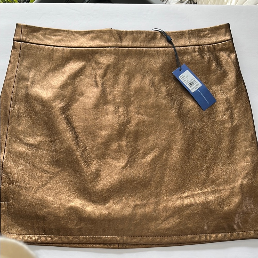Rebecca Minkoff Gold Mini Skirt for Night Out